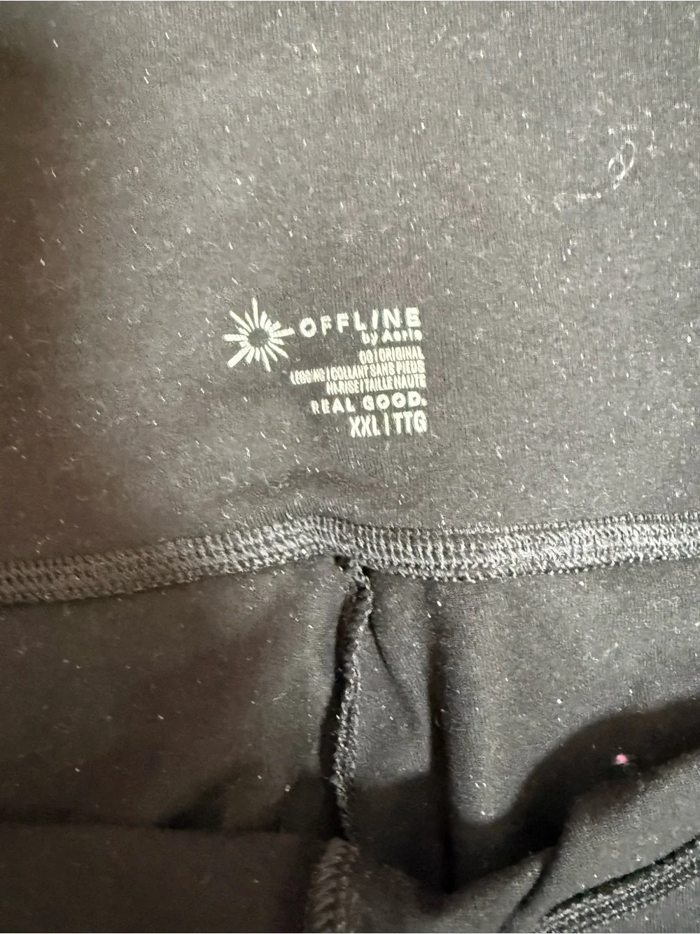 aerie offline OG cotton Black High-Rise Leggings